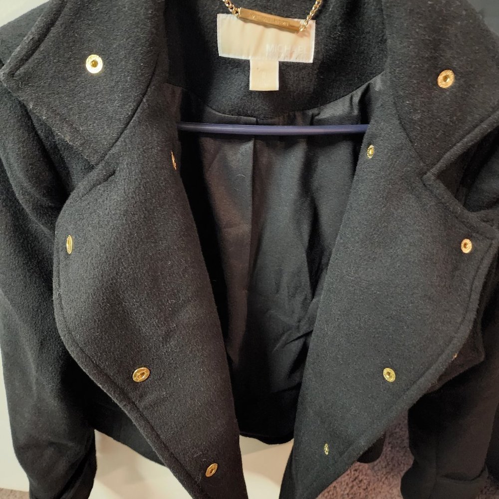 michael kors winter wool jacket